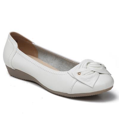 Julie – Flache Damen Schuhe aus veganem Leder für Frühling und Sommer