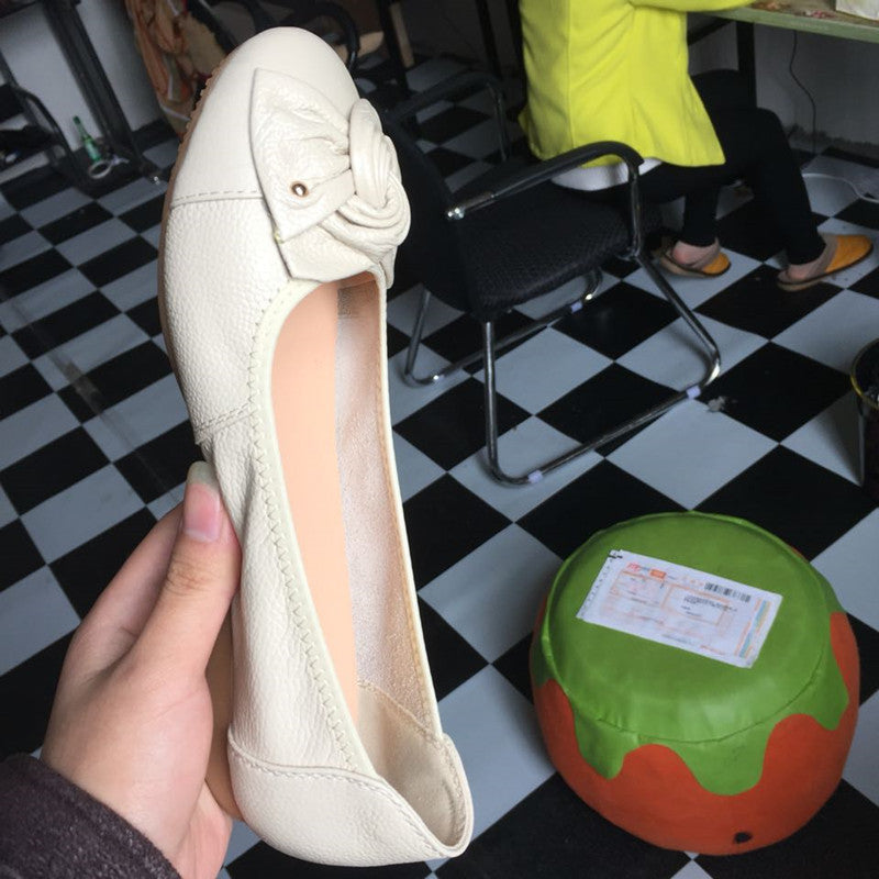 Julie – Flache Damen Schuhe aus veganem Leder für Frühling und Sommer