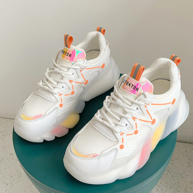 Melissa – Atmungsaktive, bunte Freizeitschuhe mit dickem Sohlenprofil