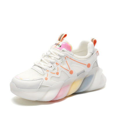 Melissa – Atmungsaktive, bunte Freizeitschuhe mit dickem Sohlenprofil