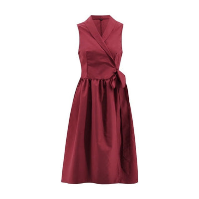 Jade – Midi Kleid Casual Ärmellos mit Gürtel