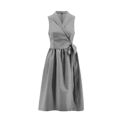 Jade – Midi Kleid Casual Ärmellos mit Gürtel