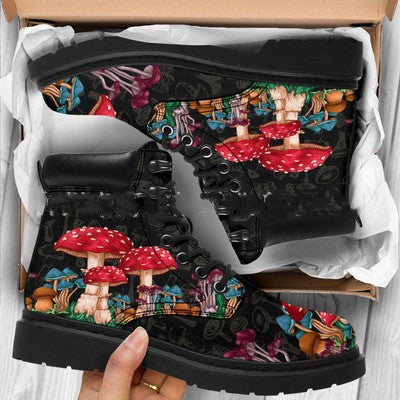 Katy – Bedruckte Damen-Schnürstiefel