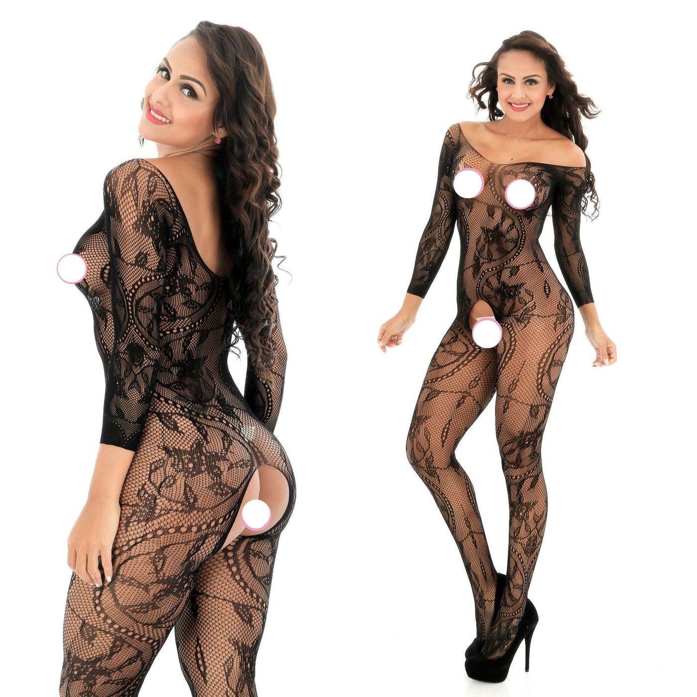 Julie – Sexy Netz-Strampler für Damen