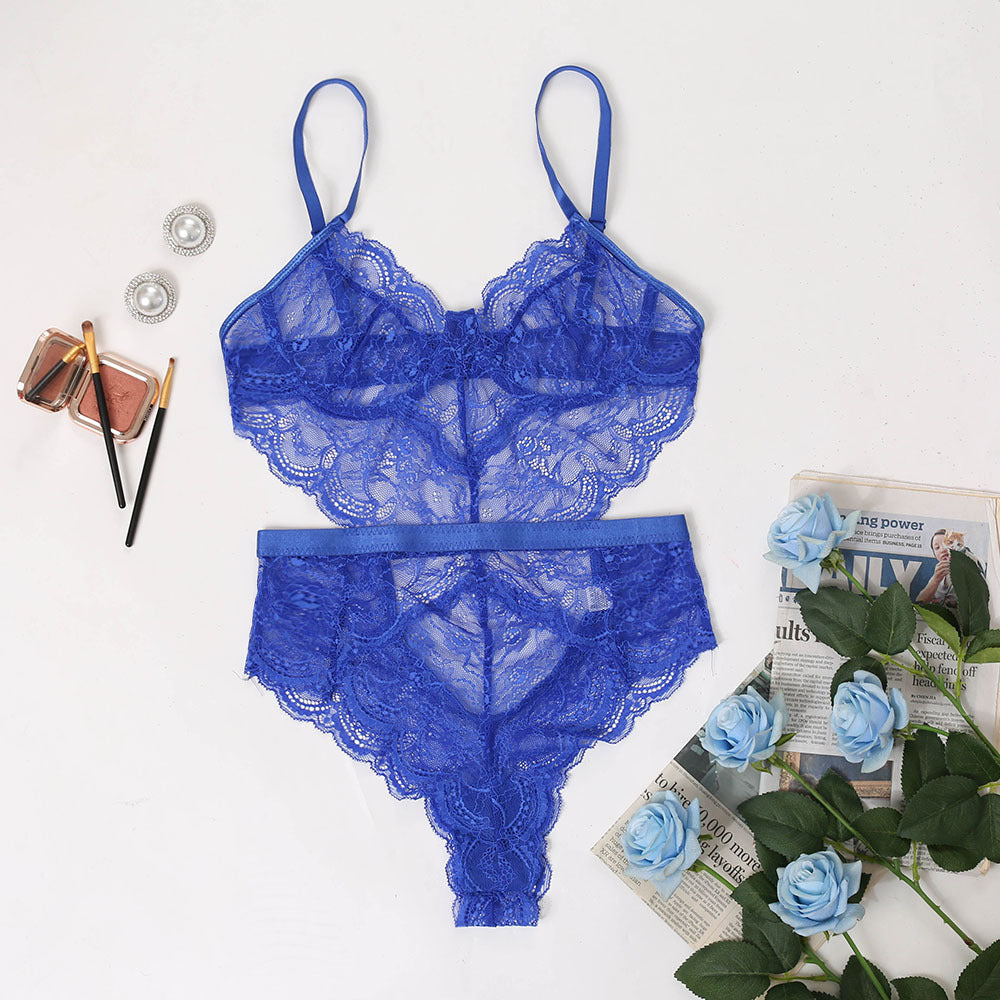 Carol – Sexy Spitzenkorsett Einteiler für Damen
