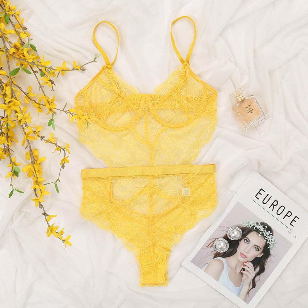Carol – Sexy Spitzenkorsett Einteiler für Damen