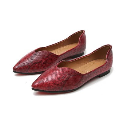 Robyn – Ballerina Flats mit Serpentinmuster