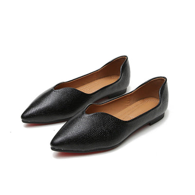Robyn – Ballerina Flats mit Serpentinmuster