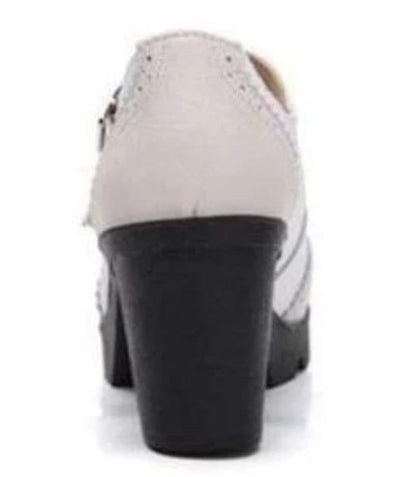 Georgina – Retro Mary Jane Pumps aus veganem Leder
