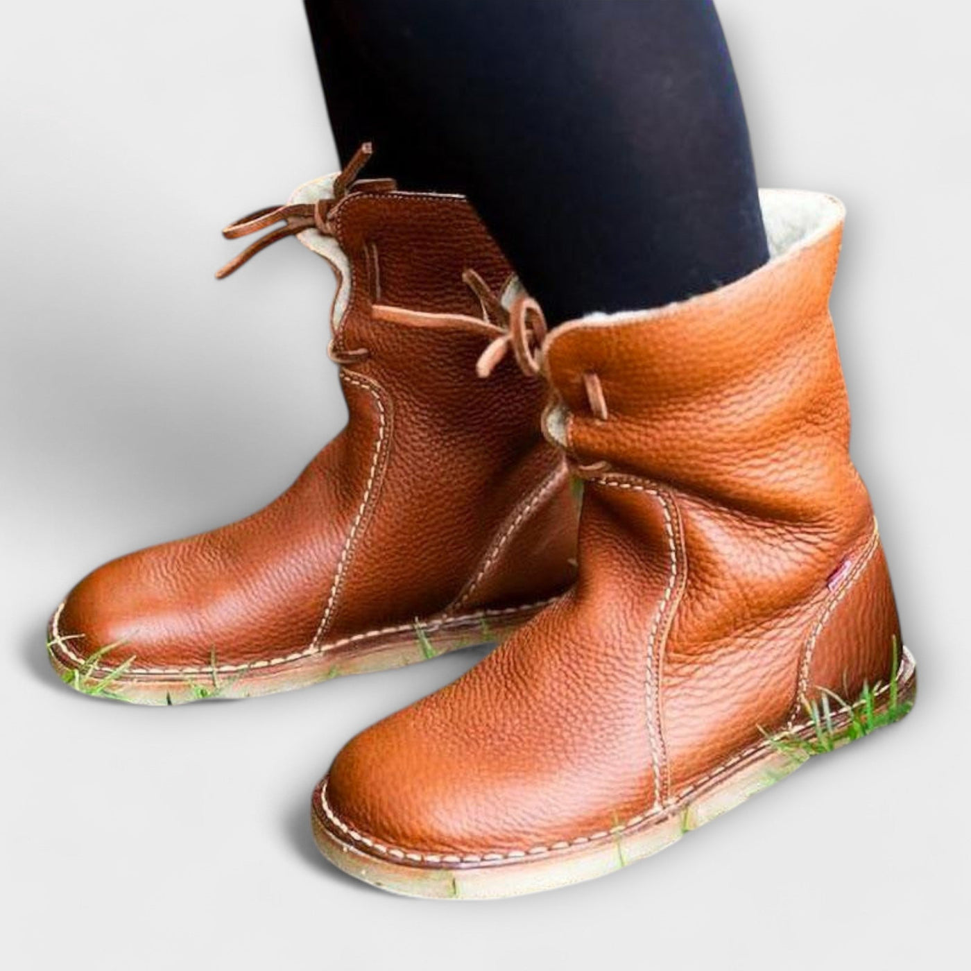 Wasserdichte Stiefel mit Wollfütterung