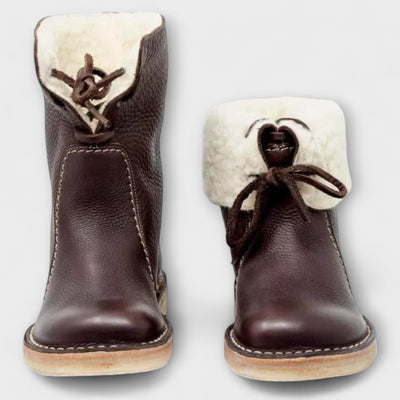Wasserdichte Stiefel mit Wollfütterung