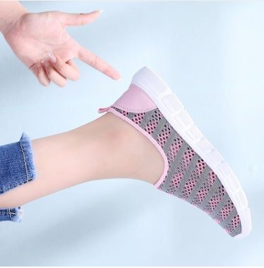 Samantha – Atmungsaktive Mesh-Ballerinas für Damen
