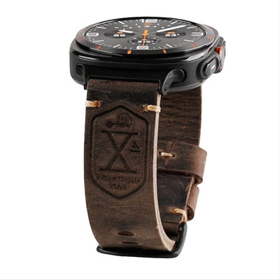 Vintage Lederarmband für Samsung Watch Ultra