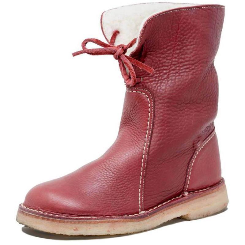 Megan – Warme Damenstiefel mit Kunstfell