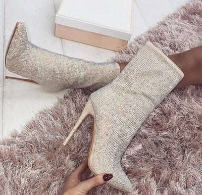 Clara – Damenstiefeletten mit Spitzem Zehen und Stilettos