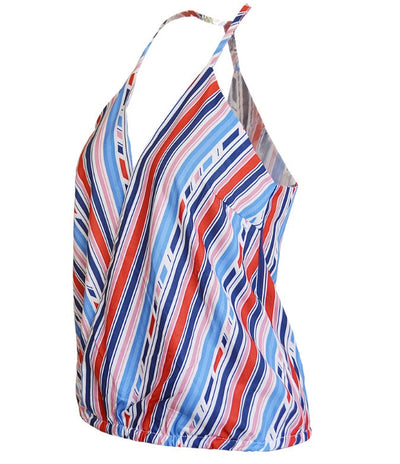 Gabrielle – Damen V-Ausschnitt Camisole mit Farbstreifen