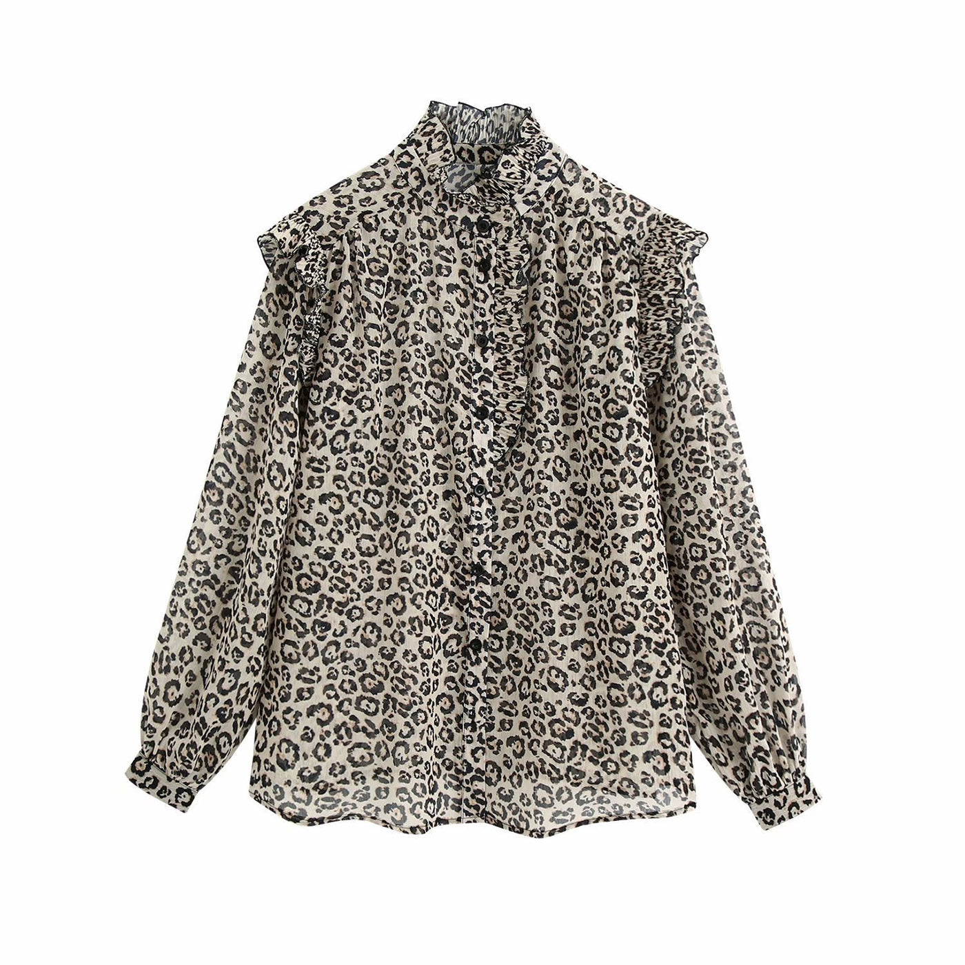 Imogen – Gedrucktes Chiffonhemd