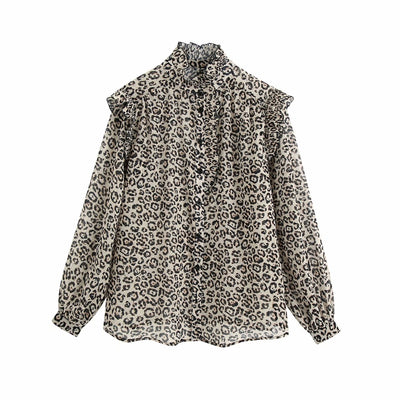 Imogen – Gedrucktes Chiffonhemd
