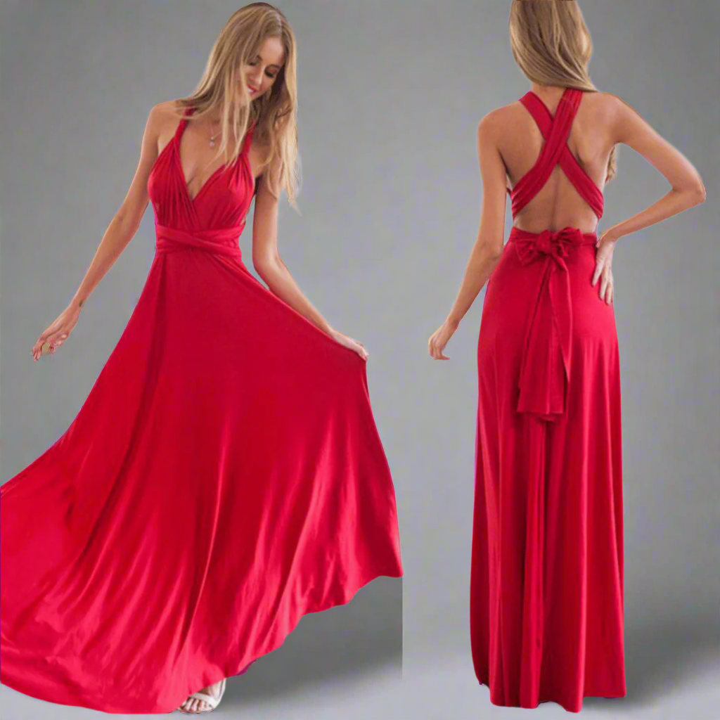 Dagmar | Wickelkleid aus hochwertigem Stoff für elegante Auftritte