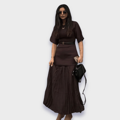 Zelinda | Elegantes Kleid aus hochwertigem Stoff