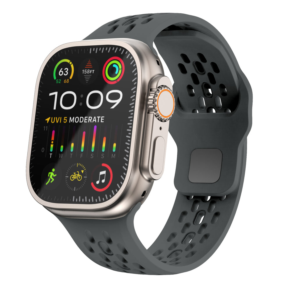 FKM Gummi Atmungsaktives Armband für die Apple Watch