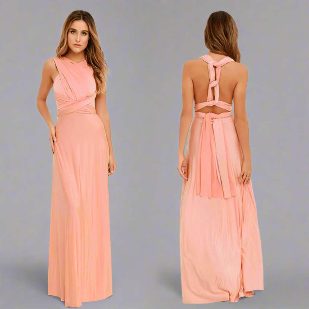Dagmar | Wickelkleid aus hochwertigem Stoff für elegante Auftritte
