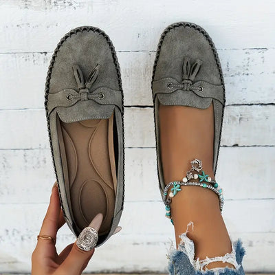 Damen Slipper aus veganem Leder mit weichem Futter – Elegante Mokassins für jeden Tag