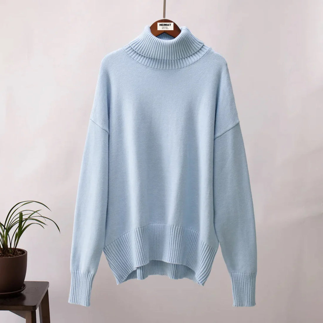 Locker gestrickter Pullover