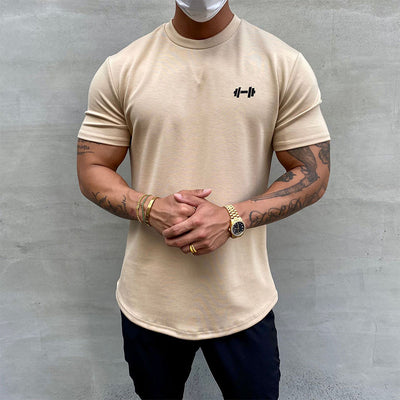 Sport-T-Shirt aus dehnbarer reiner Baumwolle