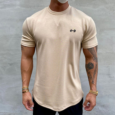 Sport-T-Shirt aus dehnbarer reiner Baumwolle