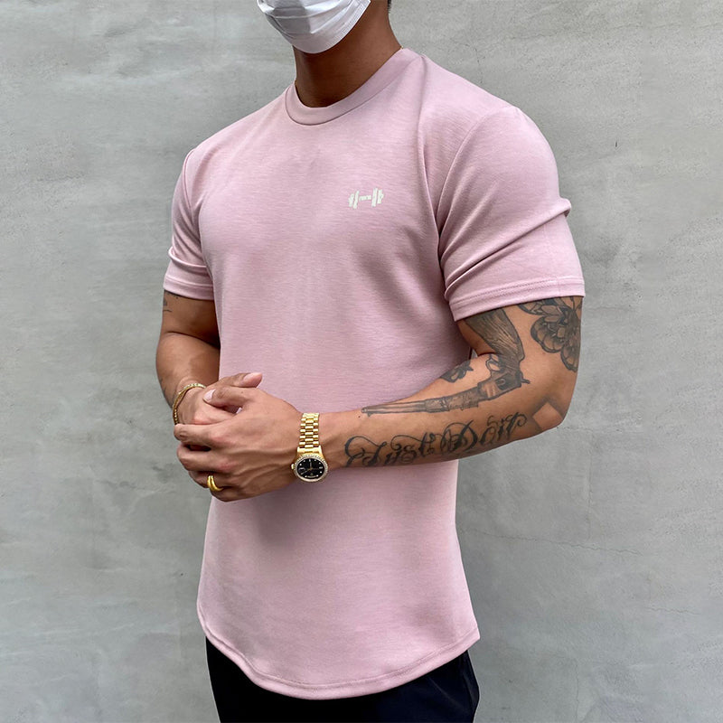 Sport-T-Shirt aus dehnbarer reiner Baumwolle