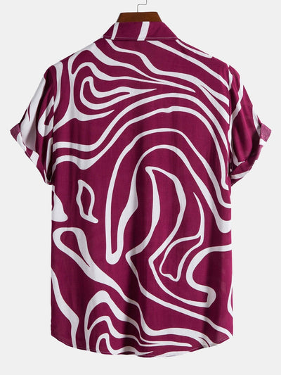 Shirt mit Wirbeldruck