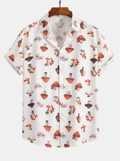 Shirt mit Pilzdruck