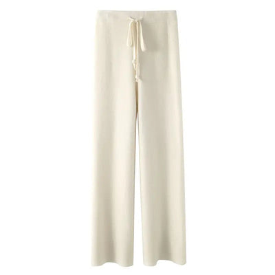 Hose mit hoher Taille Warme Hose