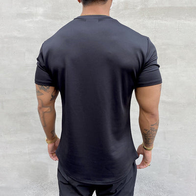 Sport-T-Shirt aus dehnbarer reiner Baumwolle