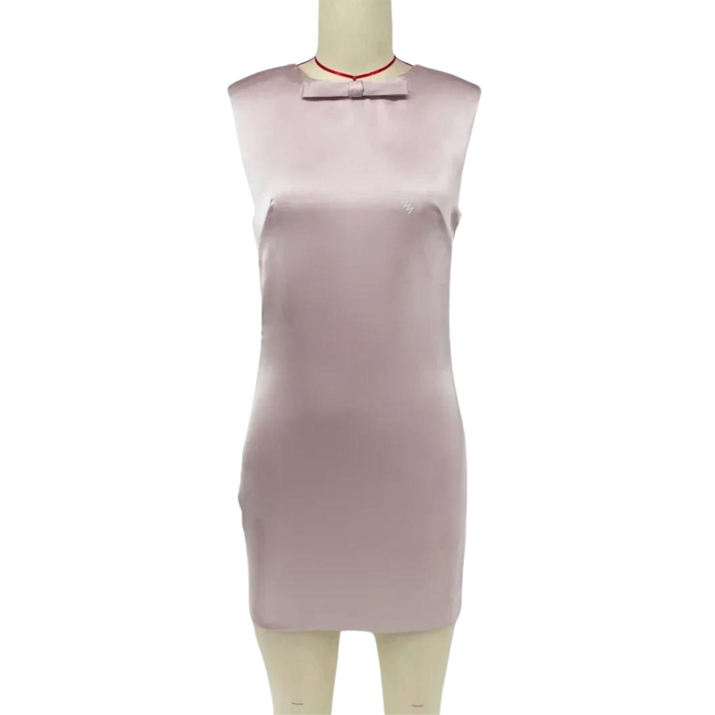 Minikleid mit Schleifendetail auf dem Rücken
