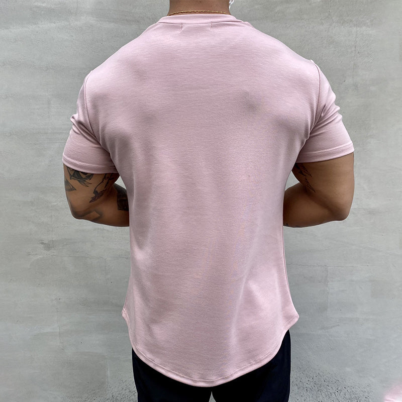 Sport-T-Shirt aus dehnbarer reiner Baumwolle