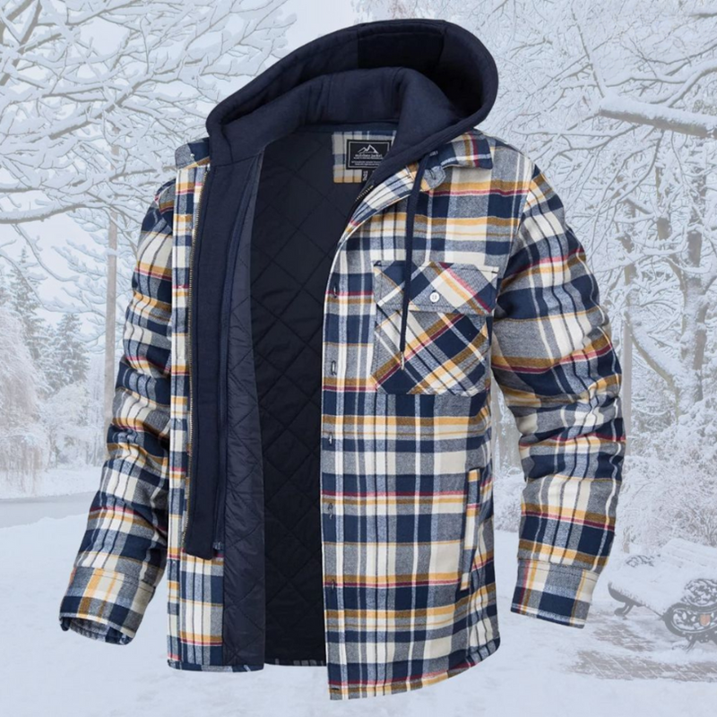 Flanellhemdjacke für Männer