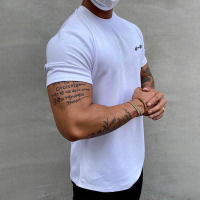 Sport-T-Shirt aus dehnbarer reiner Baumwolle