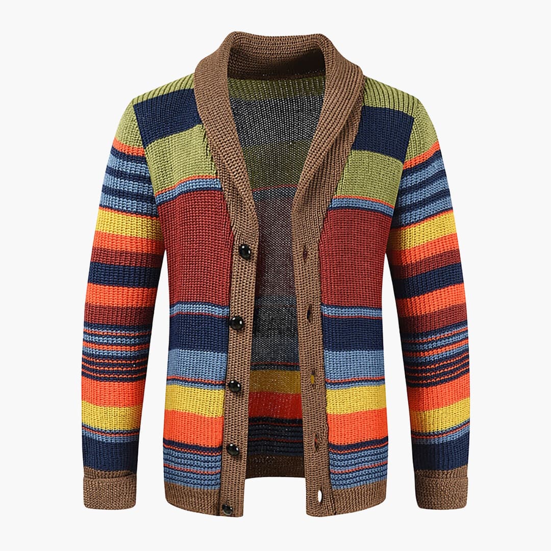 Ilias | Premium Farbiger Strickcardigan