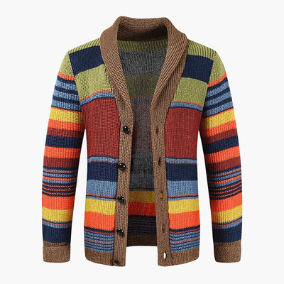 Ilias | Premium Farbiger Strickcardigan