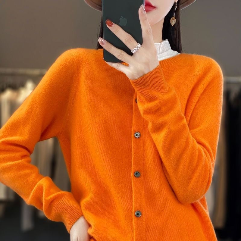 Emily – Merino Wollcardigan mit Kaschmir