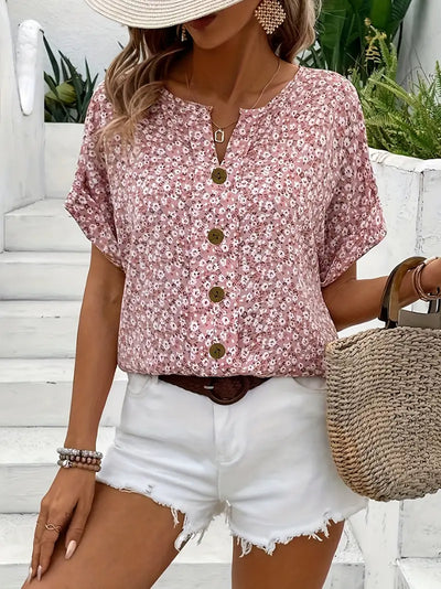 EMILY™ | BLUSE MIT BLUMENDRUCK