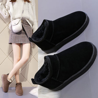 Brenda – Dicke Plüschstiefel für Damen