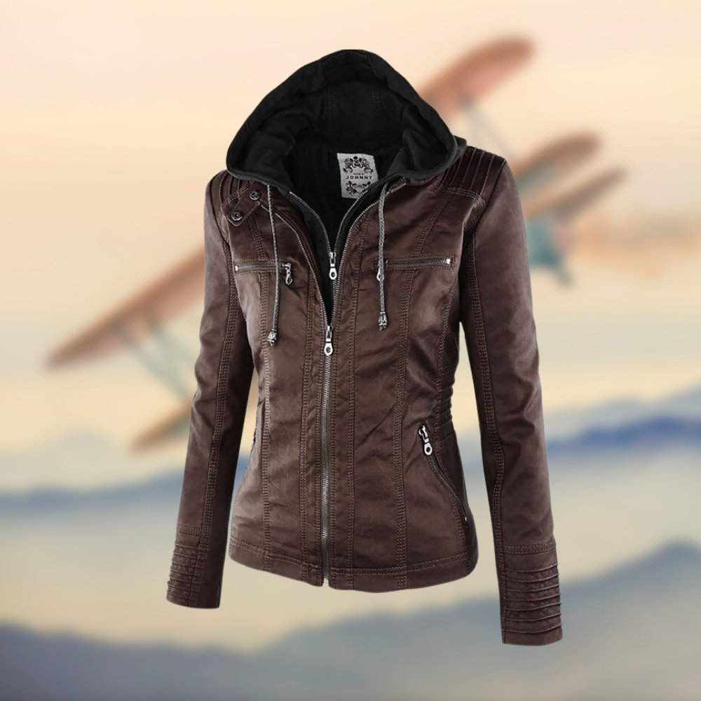 Emma - Elegante und einzigartige Lederjacke