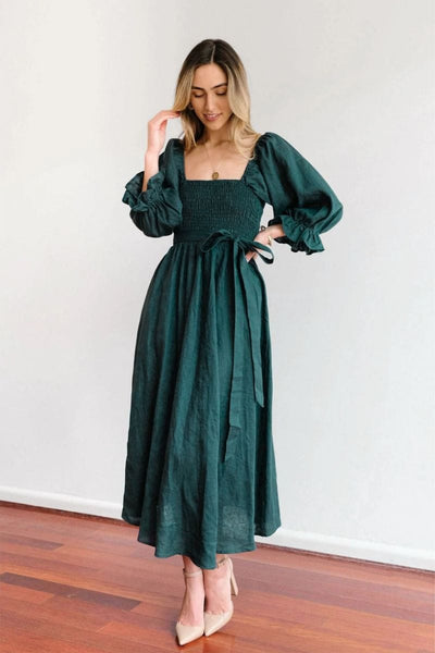 Tana | Französisches Kleid mit Rüschensleeves