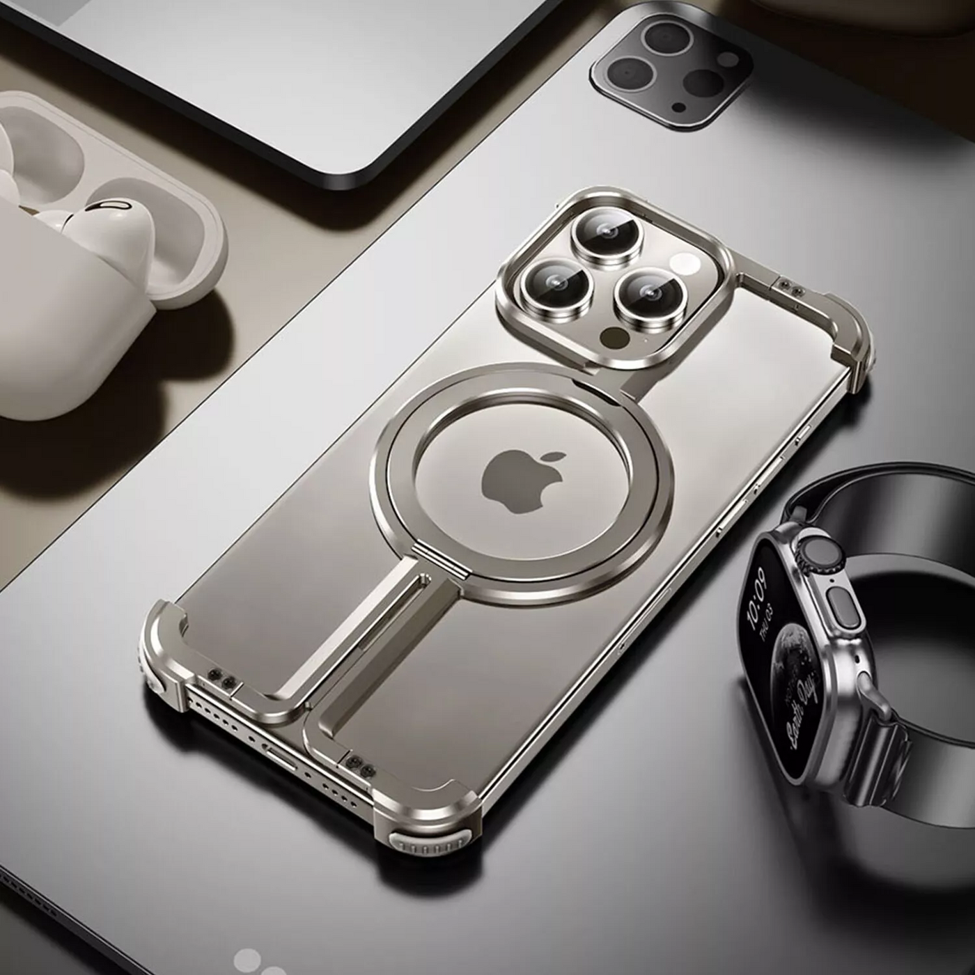 Robuste ultra-schlanke Titan iPhone Rüstungshülle