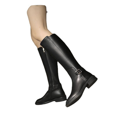 Joan – Kniehohe Damenstiefel mit Schnallen