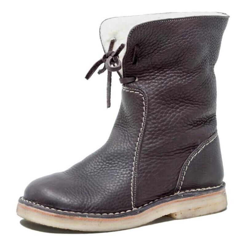 Megan – Warme Damenstiefel mit Kunstfell