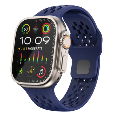 FKM Gummi Atmungsaktives Armband für die Apple Watch